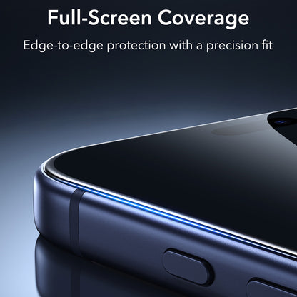 Zaštitna folija Ekran Privacy ESR Armorite UltraFit za Apple iPhone 18 Pro, Kaljeno Staklo, Full Glue, Set 2 komada