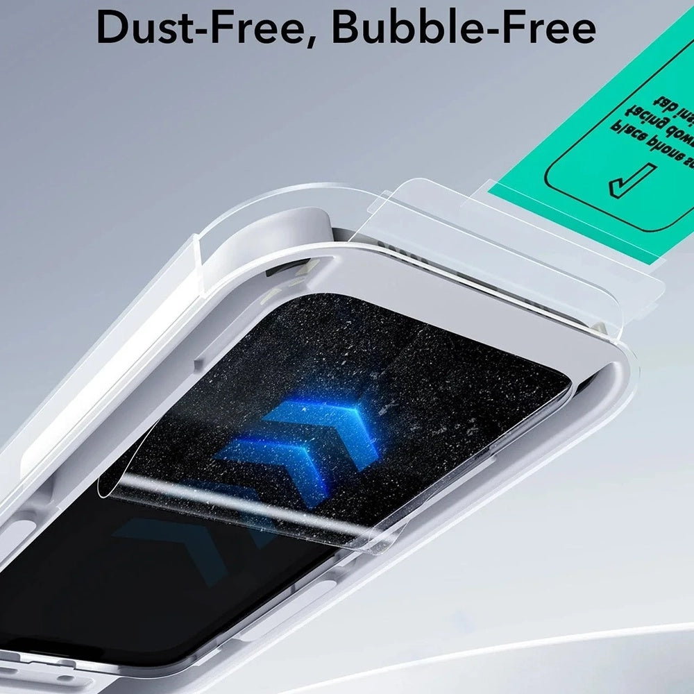 Zaštitna folija Ecran Privacy ESR UltraFit za Apple iPhone 17 Pro, Kaljeno staklo, Full Glue, Set od 3 komada