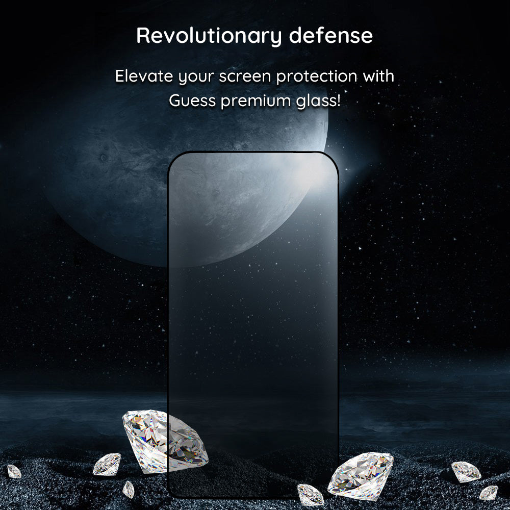 Folija za zaštitu ekrana Privacy Guess za Apple iPhone 16 Pro Max, Kaljeno staklo, Full Glue, 2.5D, GUTGP16XBOKGCIP