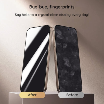 Folija za zaštitu ekrana Privacy Guess za Apple iPhone 16 Pro Max, Kaljeno staklo, Full Glue, 2.5D, GUTGP16XBOKGCIP