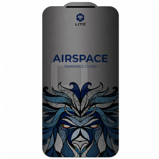 Zaštitna folija Ekran Privacy Lito Airspace Border za Apple iPhone 18 Pro / 17 Pro, Kaljeno Staklo, Full Glue