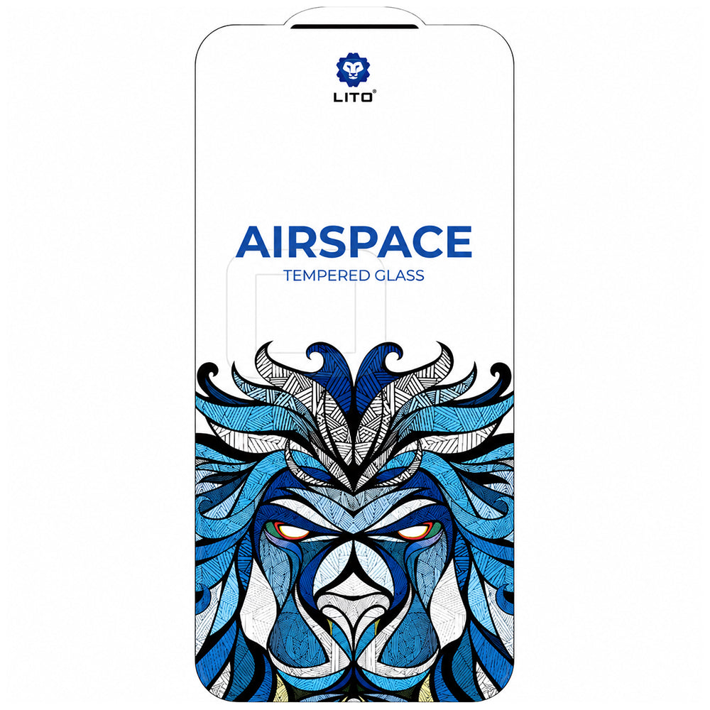 Zaštitna folija za ekran Lito Airspace Border za Apple iPhone 18 Pro Max / 17 Pro Max, Kaljeno staklo, Full Glue