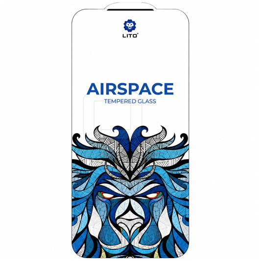 Zaštitna folija za ekran Lito Airspace Border za Apple iPhone 18 Pro Max / 17 Pro Max, Kaljeno staklo, Full Glue