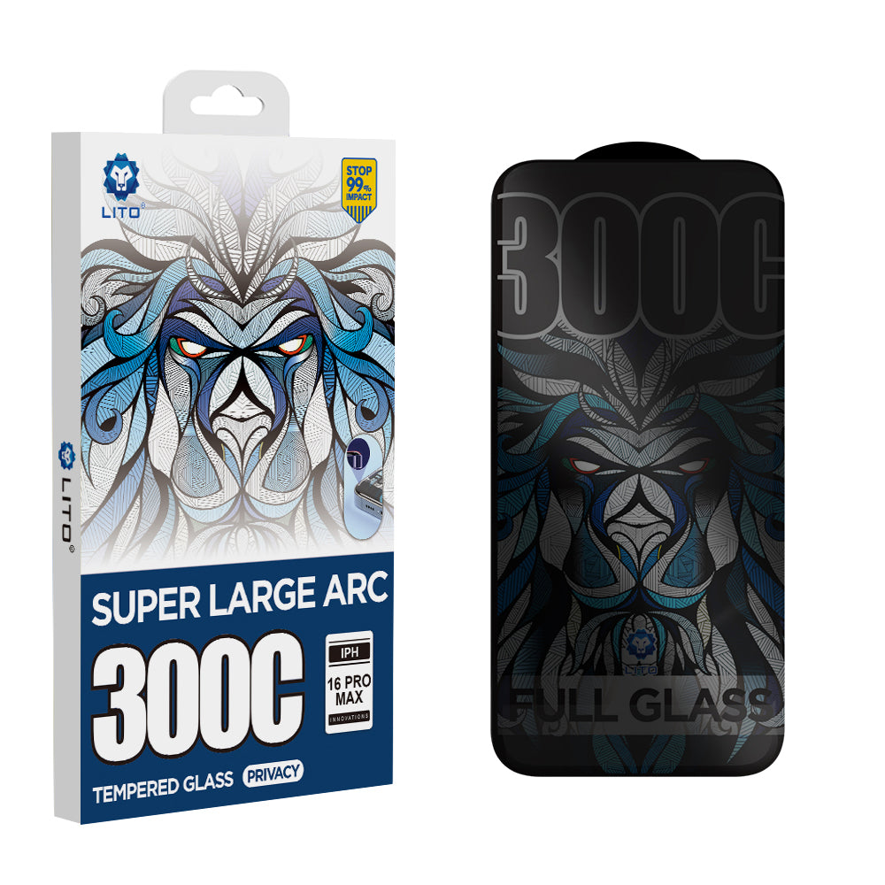 Zaštitna folija Ekran Privacy Lito D+ Max 300C za Apple iPhone 15 Plus, Kaljeno Staklo, Full Glue