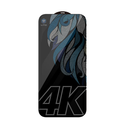 Folija za zaštitu ekrana Privacy Lito D+ Max 4K za Apple iPhone 17 Pro Max, Kaljeno staklo, Full Glue