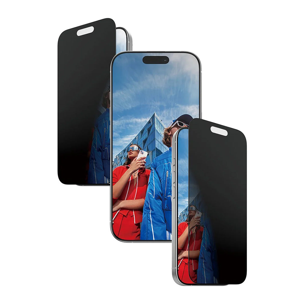 Folija za zaštitu ekrana Privacy PanzerGlass Ultra-Wide Fit 2-Way EasyAligner za Apple iPhone 17 / 16 Pro, Kaljeno staklo, Full Glue