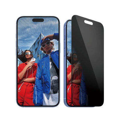 Folija za zaštitu ekrana Privacy PanzerGlass Ultra-Wide Fit EasyAligner za Apple iPhone 16 Plus / 15 Plus, Kaljeno staklo, Full Glue