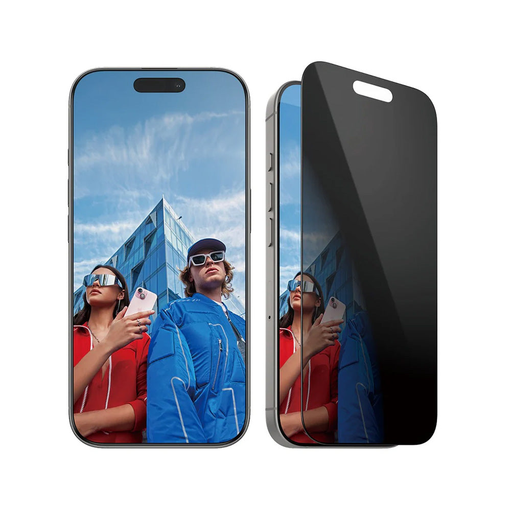 Folija za zaštitu ekrana Privacy PanzerGlass Ultra-Wide Fit EasyAligner za Apple iPhone 16 Pro, Kaljeno staklo, Full Glue