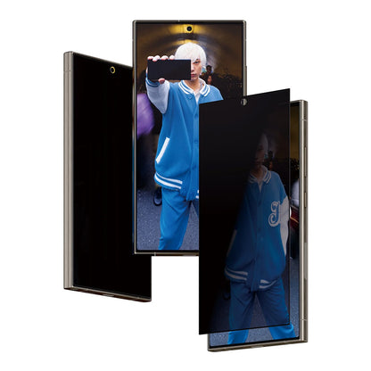Folija za zaštitu ekrana Privacy PanzerGlass Ultra-Wide Fit EasyAligner za Samsung Galaxy S24 Ultra S928, Kaljeno staklo, Full Glue