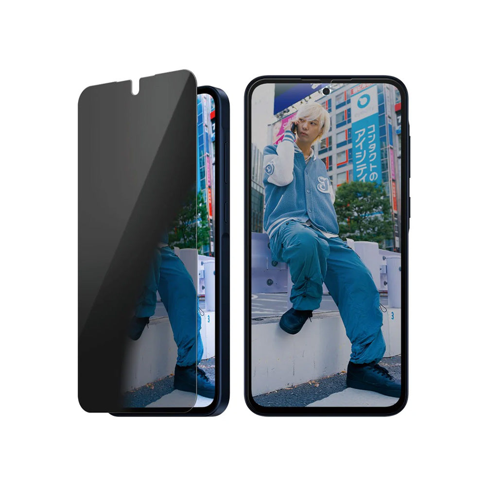 Folija za zaštitu ekrana Privacy PanzerGlass Ultra-Wide Fit za Samsung Galaxy A36 A366, Kaljeno staklo, Full Glue