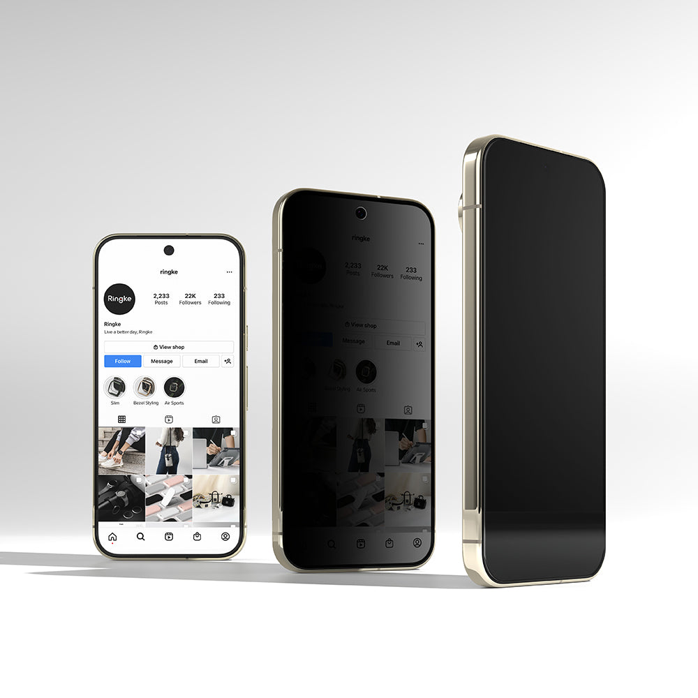 Zaštitna folija za ekran Privacy Ringke Easy Slide za Google Pixel 11 Pro XL / 10 Pro XL / 9 Pro XL, Kaljeno staklo, Full Glue, Set od 2 komada
