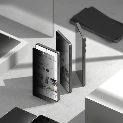 Zaštitna folija Ekran Privacy Ringke Easy Slide za Samsung Galaxy S25+ S936, Kaljeno Staklo, Full Glue, Set 2 komada