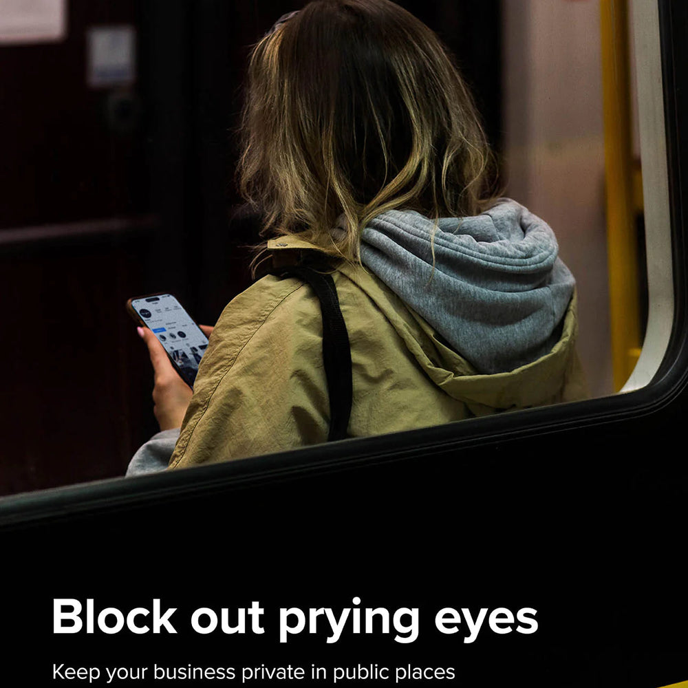 Folija za zaštitu ekrana Privacy Ringke za Apple iPhone 15 Pro, Kaljeno staklo, Full Glue