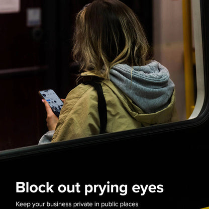 Folija za zaštitu ekrana Privacy Ringke za Apple iPhone 15 Pro, Kaljeno staklo, Full Glue