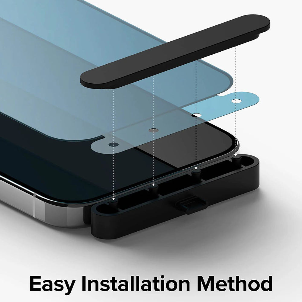Folija za zaštitu ekrana Privacy Ringke za Apple iPhone 15 Pro, Kaljeno staklo, Full Glue