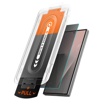 Zaštitna folija za spoljašnji ekran Privacy Spigen GlastR EZ FIT Pro za Samsung Galaxy Z Fold8 Ultra F976, Kaljeno staklo, Full Glue, Set od 2 komada
