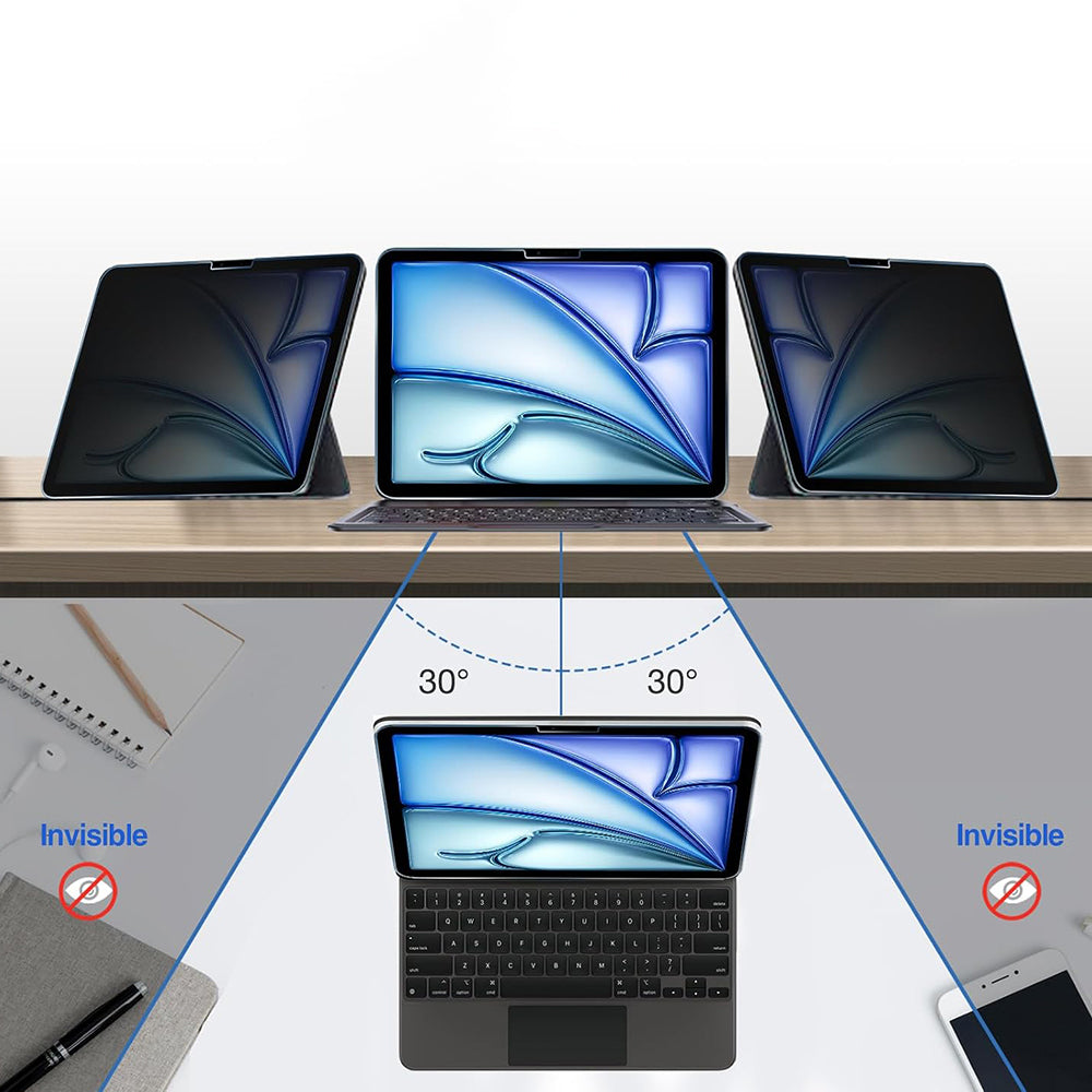 Zaštitna folija Ekran Privacy Techsuit ArmorGlass CrystalHD za Samsung Galaxy Tab S10 Lite, Kaljeno Staklo, Full Glue, Set 2 komada
