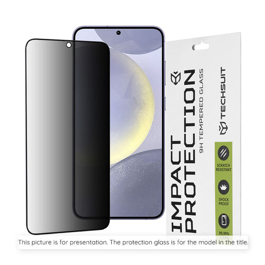 Zaštitna folija Ekran Privacy Techsuit za Apple iPhone 18 Pro, Kaljeno Staklo, Full Glue, 111D