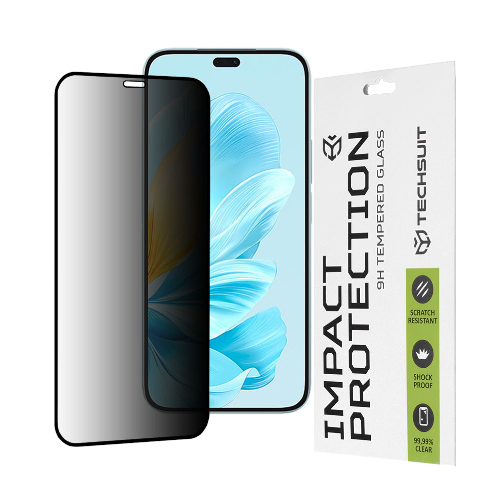 Zaštitna folija Ekran Privacy Techsuit za Honor 200 Lite, Kaljeno Staklo, Full Glue, 111D