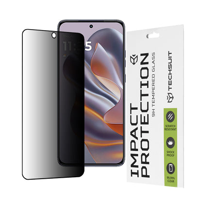 Zaštitna folija Ekran Privacy Techsuit za Motorola Edge 50 Neo, Kaljeno Staklo, Full Glue, 111D