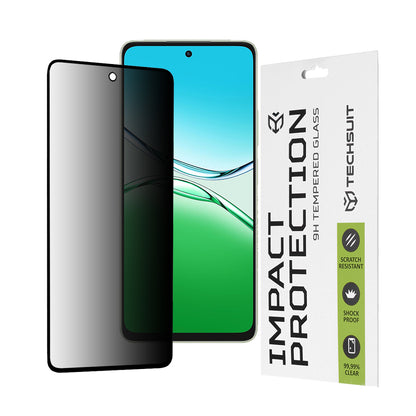Zaštitna folija Ekran Privacy Techsuit za Oppo A5 Pro 4G / A5 Pro, Kaljeno Staklo, Full Glue, 111D