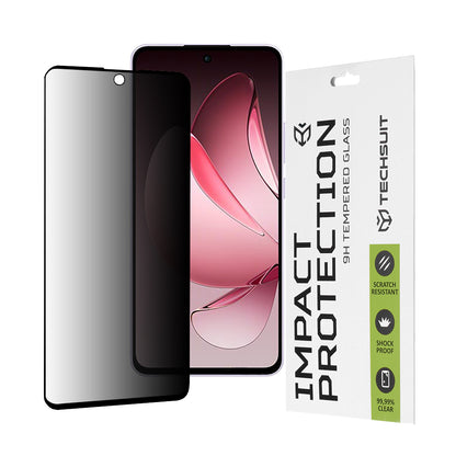 Zaštitna folija Ekran Privacy Techsuit za Oppo Reno13 FS 5G / Reno13 F 4G / Reno13 F, Kaljeno Staklo, Full Glue, 111D