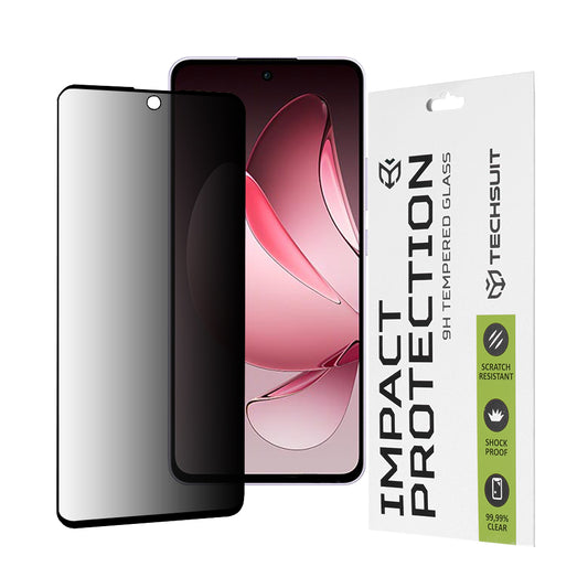 Zaštitna folija Ekran Privacy Techsuit za Oppo Reno13 FS 5G / Reno13 F 4G / Reno13 F, Kaljeno Staklo, Full Glue, 111D