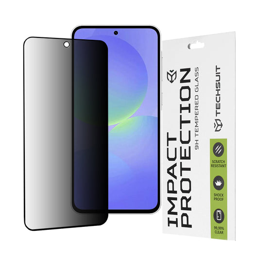 Zaštitna folija za ekran Privacy Techsuit za Samsung Galaxy A56 A566 / A36 A366, Kaljeno staklo, Full Glue, 111D