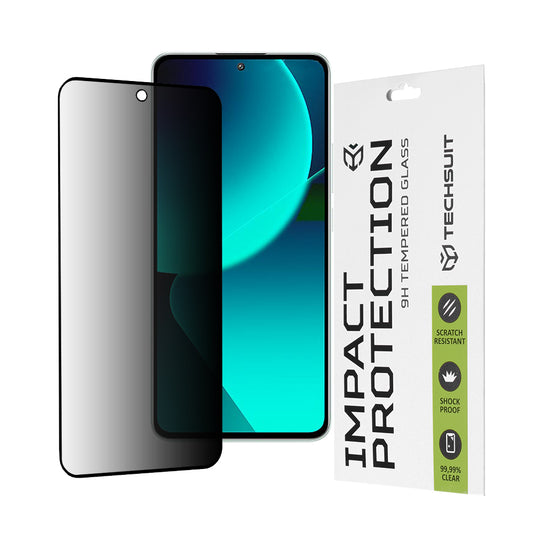 Zaštitna folija Ekran Privacy Techsuit za Xiaomi 13T Pro / 13T, Kaljeno Staklo, Full Glue, 111D