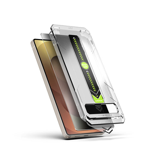 Folija za zaštitu ekrana Privacy Techsuit TitanGlass CrystalHD za Samsung Galaxy S26 Plus, Kaljeno staklo, Full Glue