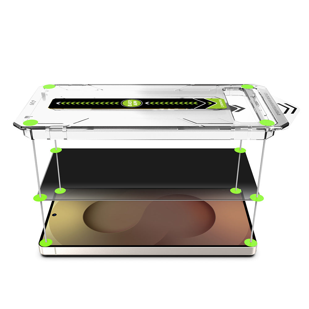 Folija za zaštitu ekrana Privacy Techsuit TitanGlass CrystalHD za Samsung Galaxy S26, Kaljeno staklo, Full Glue