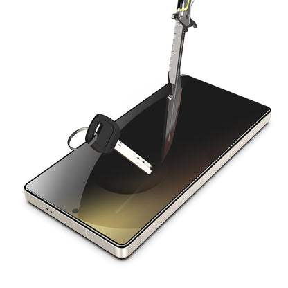 Folija za zaštitu ekrana Privacy Techsuit TitanGlass CrystalHD za Samsung Galaxy S26, Kaljeno staklo, Full Glue