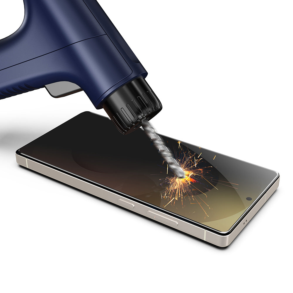 Folija za zaštitu ekrana Privacy Techsuit TitanGlass CrystalHD za Samsung Galaxy S26 Ultra, Kaljeno staklo, Full Glue