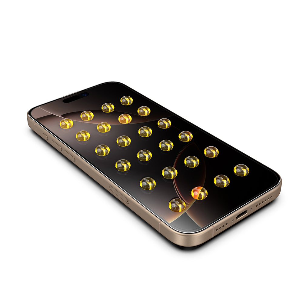 Folija za zaštitu ekrana Privacy Techsuit TitanGlass za Apple iPhone 17 Pro Max, Kaljeno staklo, Full Glue, Set 2 komada