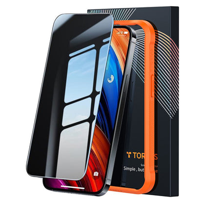 Folija za zaštitu ekrana Privacy Torras GlassGo Epic za Apple iPhone 15 Pro Max, Kaljeno staklo, Full Glue