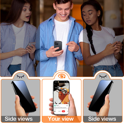 Folija za zaštitu ekrana Privacy Torras GlassGo Epic za Apple iPhone 15 Pro Max, Kaljeno staklo, Full Glue