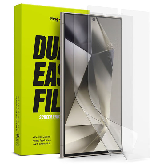 Folija za zaštitu ekrana Ringke Dual Easy za Samsung Galaxy S24 Ultra S928, Plastika, Set 2 komada