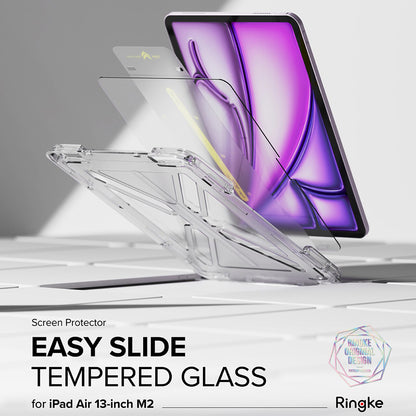 Zaštitna folija za ekran Ringke Easy Slide za Apple iPad Air 13 (2026) / Pro 13 (2025), Kaljeno staklo, Full Glue