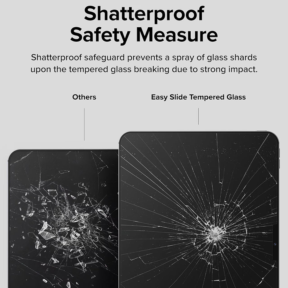 Zaštitna folija za ekran Ringke Easy Slide za Apple iPad Pro 11 (2024), Kaljeno staklo, Full Glue