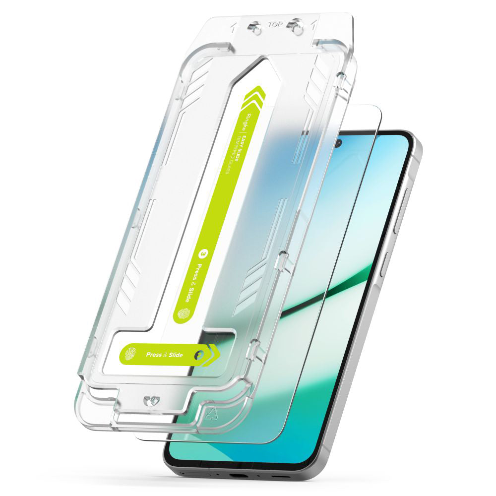Zaštitna folija za ekran Ringke Easy Slide za Samsung Galaxy A36 A366, Kaljeno staklo, Full Glue, Set od 2 komada