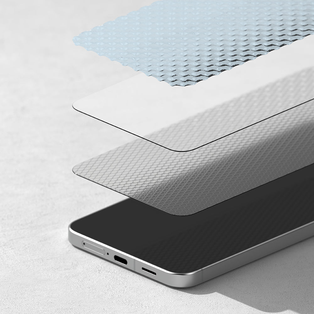 Folija za zaštitu ekrana Ringke Easy Slide za Samsung Galaxy A57 5G, Kaljeno staklo, Full Glue, Set od 2 komada