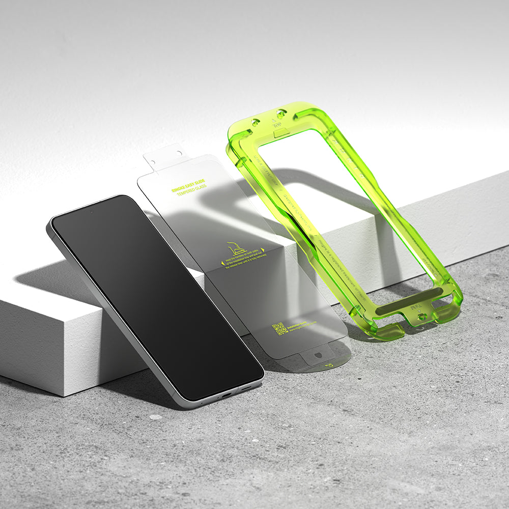 Folija za zaštitu ekrana Ringke Easy Slide za Samsung Galaxy A57 5G, Kaljeno staklo, Full Glue, Set od 2 komada