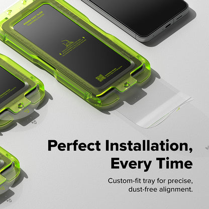 Folija za zaštitu ekrana Ringke Easy Slide za Samsung Galaxy A57 5G, Kaljeno staklo, Full Glue, Set od 2 komada