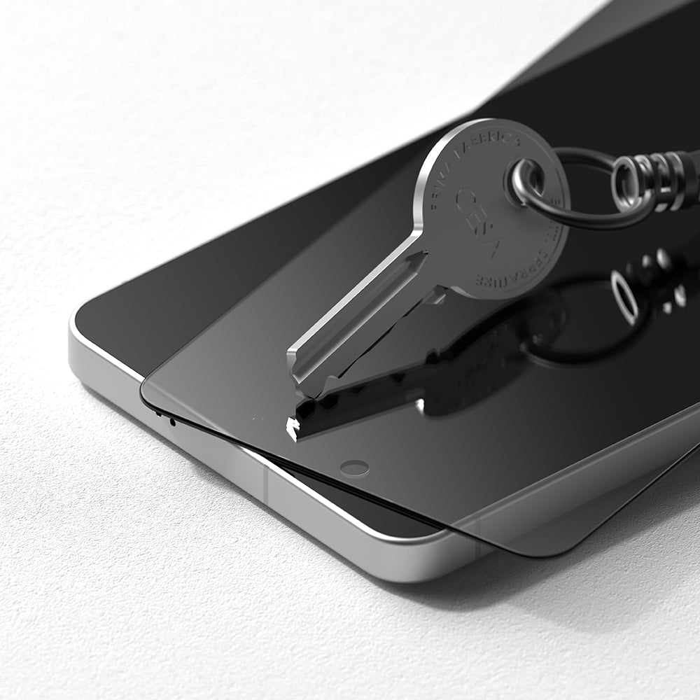 Folija za zaštitu ekrana Ringke Easy Slide za Samsung Galaxy S26 Plus S947, Kaljeno staklo, Full Glue, Set 2 komada, Crna