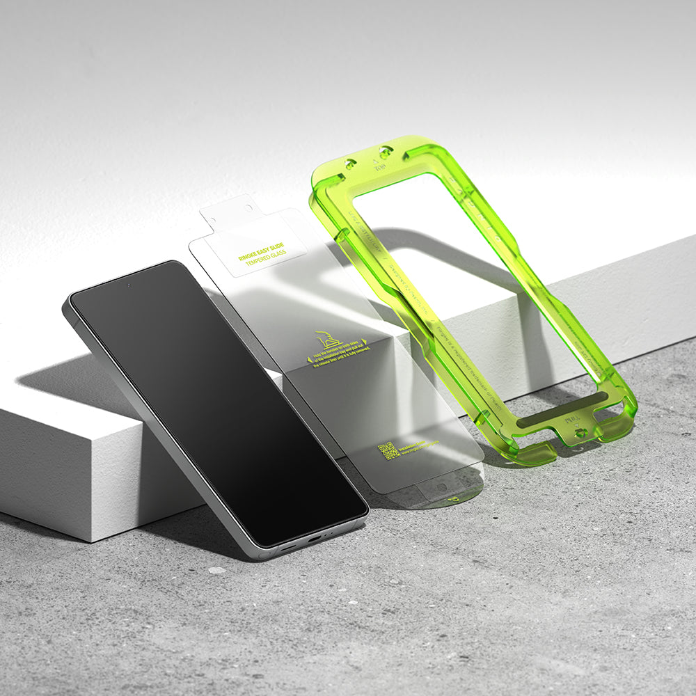 Folija za zaštitu ekrana Ringke Easy Slide za Samsung Galaxy S26 Ultra, Kaljeno staklo, Full Glue, Set 2 komada