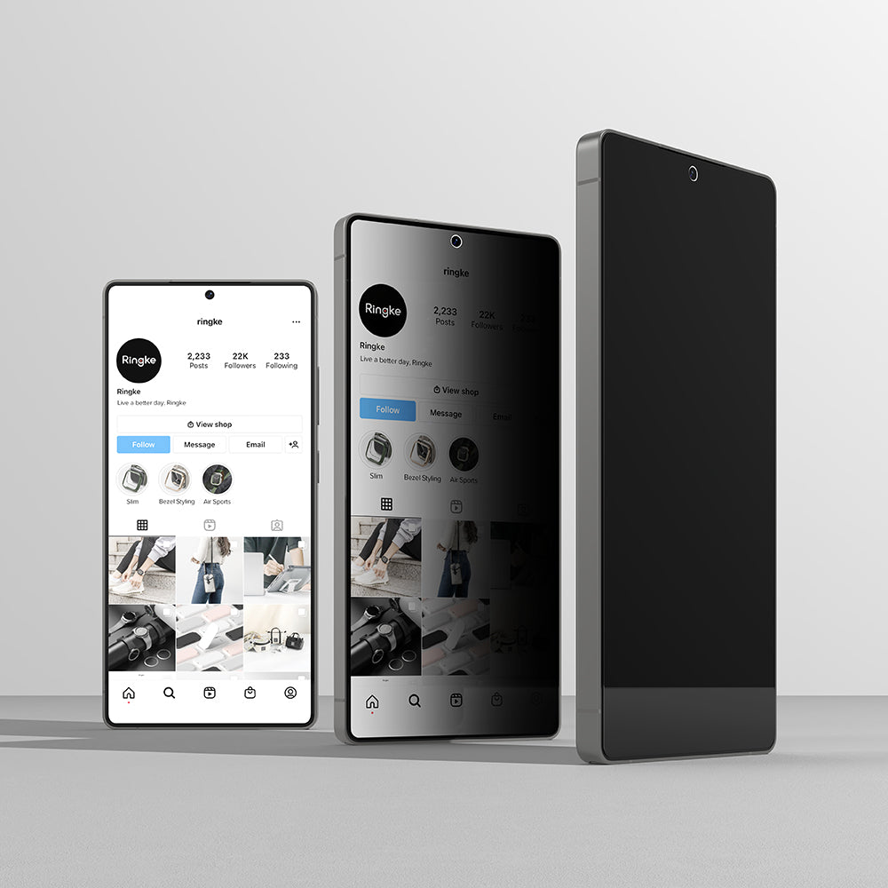 Folija za zaštitu ekrana Ringke Easy Slide za Samsung Galaxy S26 Ultra, Kaljeno staklo, Full Glue, Set 2 komada, Crna