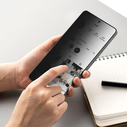 Folija za zaštitu ekrana Ringke Easy Slide za Samsung Galaxy S26 Ultra, Kaljeno staklo, Full Glue, Set 2 komada, Crna