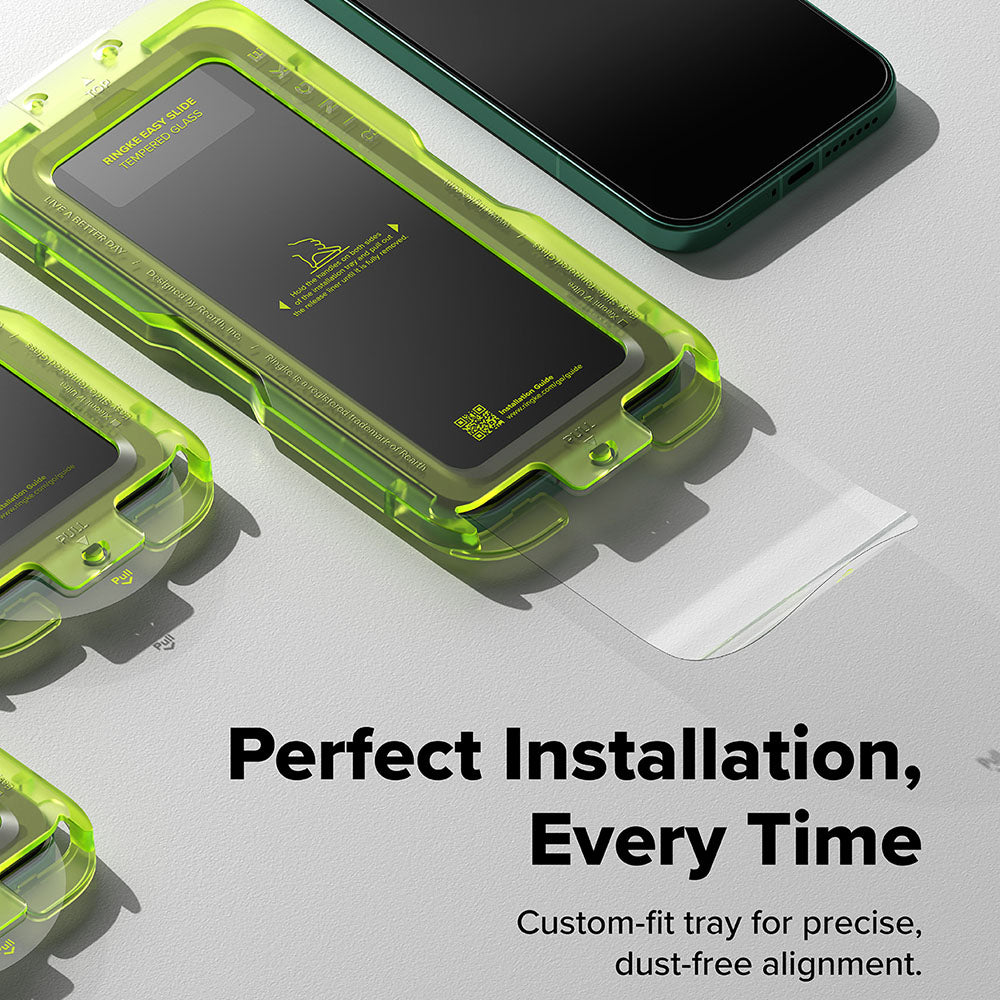 Zaštitna folija za ekran Ringke Easy Slide za Xiaomi 17 Ultra, Kaljeno staklo, Full Glue, Set od 2 komada