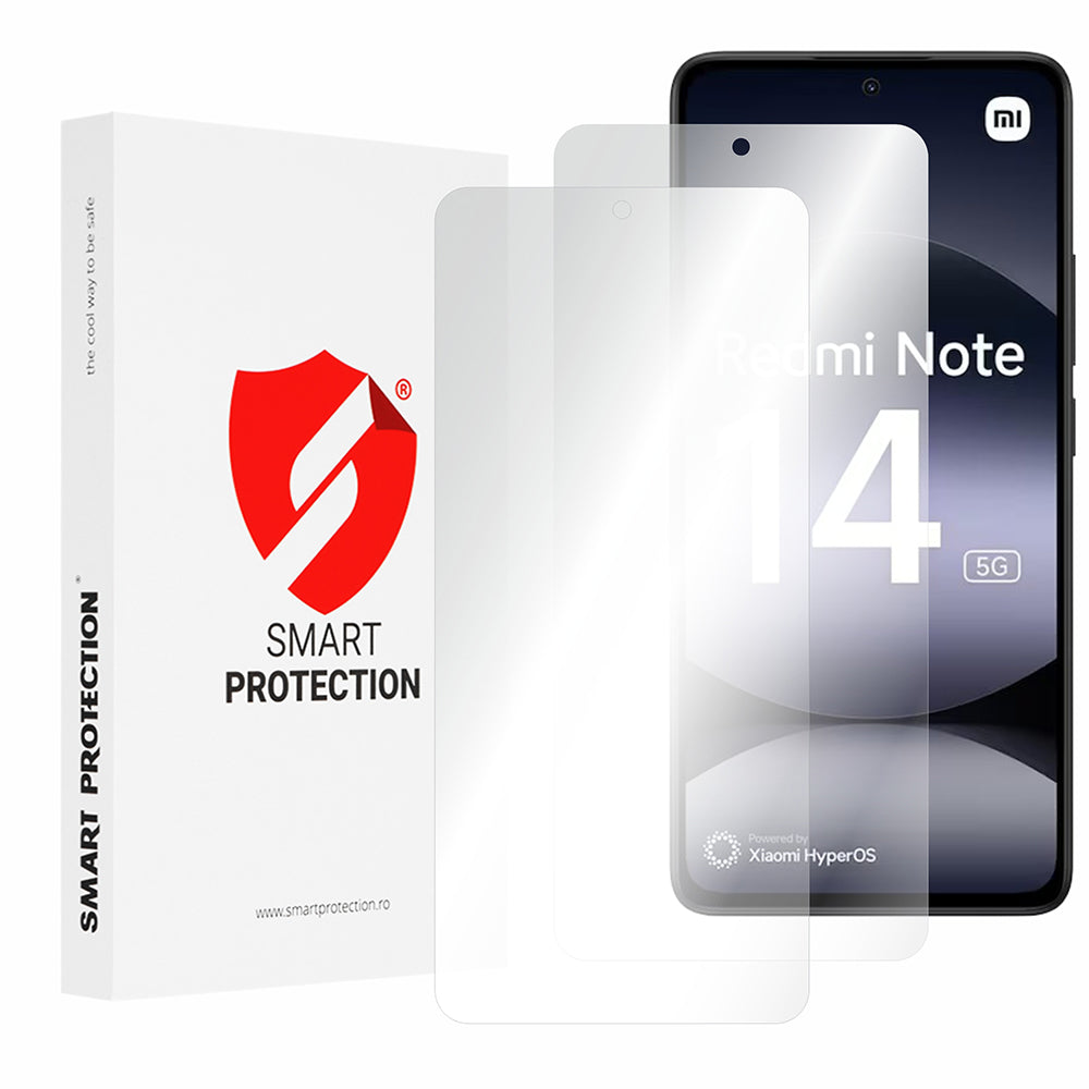 Zaštitna folija za ekran Smart Protection Premium Classic za Xiaomi Redmi Note 14 4G (Standard), Plastika, Set od 2 komada