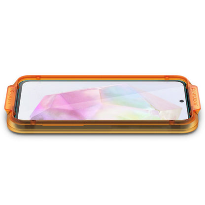 Folija za zaštitu ekrana Spigen GlastR Align Master za Samsung Galaxy M35 / A35 5G A356, Kaljeno staklo, Full Glue, Set 2 komada AGL07772